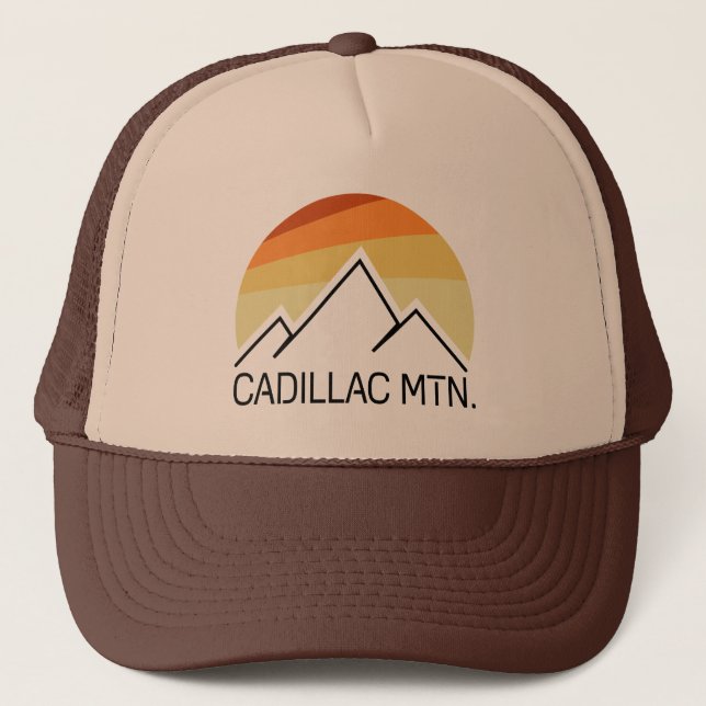 Gorra De Camionero Cadillac Mountain Retro (Anverso)