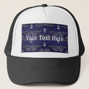 Gorra De Camionero Caer en la muerte de Moth y Skulls