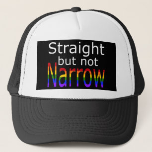 Gorra De Camionero Caer recto pero no estrecho (texto blanco)