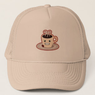 Gorra De Camionero Café de Kawaii