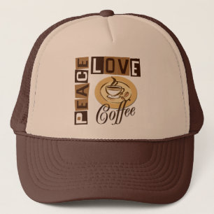 GORRA DE CAMIONERO CAFÉ DEL AMOR DE LA PAZ