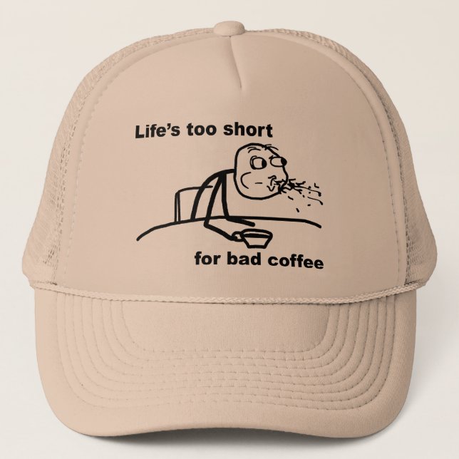 Gorra De Camionero Café malo (Anverso)