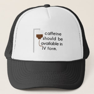 Gorra De Camionero cafeína en IV, humor de enfermeras