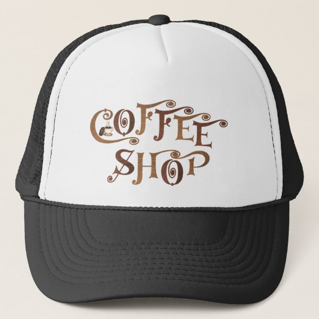 Gorra De Camionero Cafetería (Anverso)