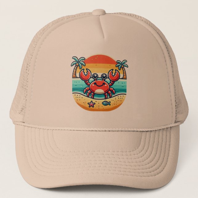 Gorra De Camionero Cagrejito playero (Anverso)