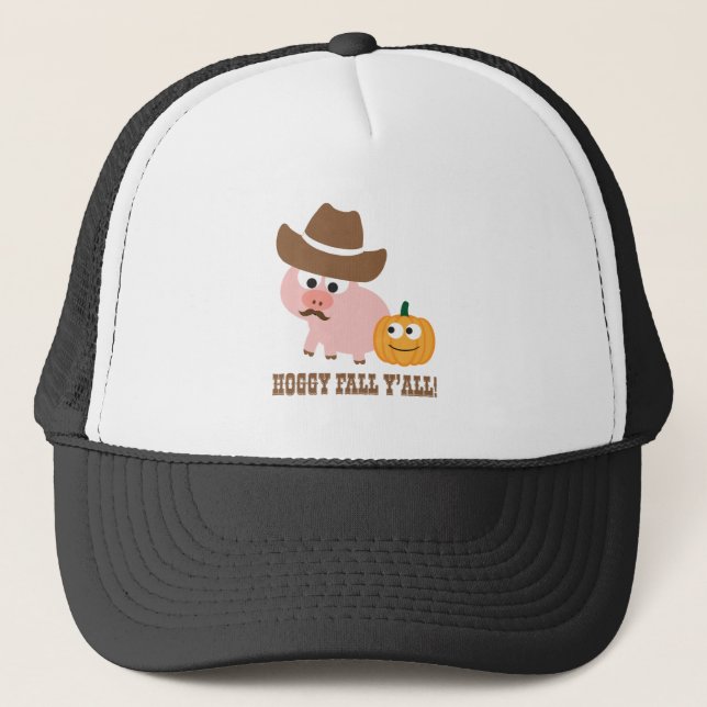Gorra De Camionero ¡Caída de cerdo para todos! (Anverso)