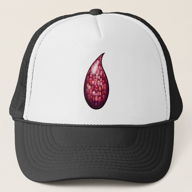 Gorra De Camionero Caída de sangre (Anverso)