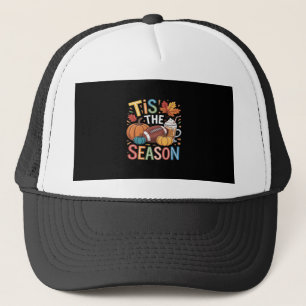 Gorra De Camionero Caída Fútbol Otoño Café Lover