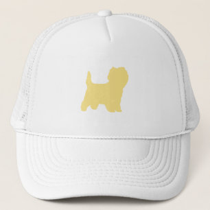 Gorra De Camionero cairn terrier silo crema