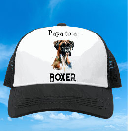 Gorra De Camionero Caja de acuarela Boxer Papa Brown Personalizar