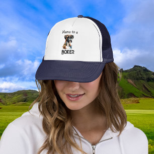 Gorra De Camionero Caja de Boxer Mama Brown personalizable