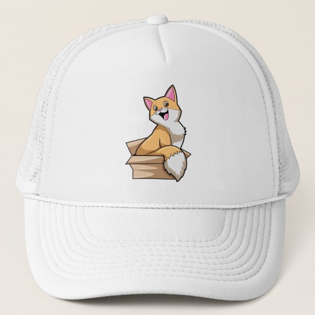 Gorra De Camionero Caja de gatos (Anverso)