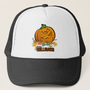 Gorra De Camionero Calabaza de animales fantasmales