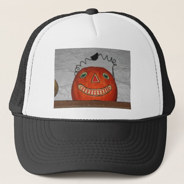 Gorra De Camionero Calabaza de Grinning (Anverso)