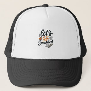 Gorra De Camionero Calabaza de Halloween Vamos a Destrozar
