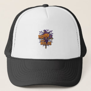 Gorra De Camionero Calabaza Espantapájaros Búho Morado Murciélagos Ma