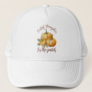 Gorra De Camionero Calabaza más fina en el parche