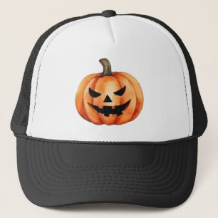 Gorra De Camionero Calabaza Naranja Halloween moderna