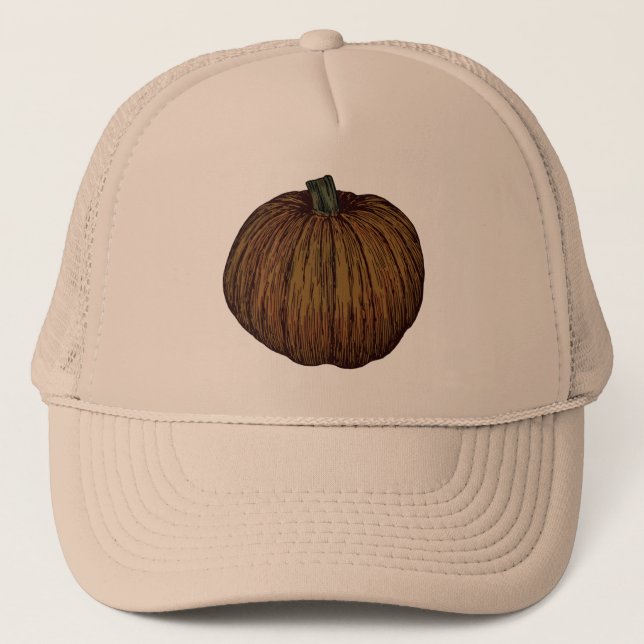 Gorra De Camionero Calabaza otoñal (Anverso)