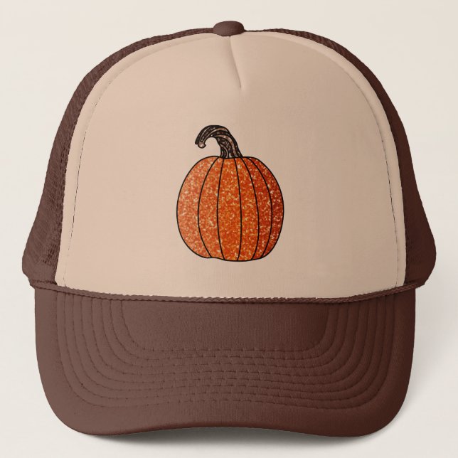 Gorra De Camionero Calabaza purpurina (Anverso)
