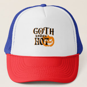 Gorra De Camionero Calabaza sonriente de verano de terror gótico cali