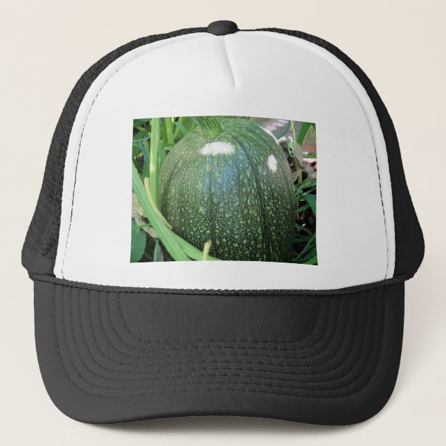 Gorra De Camionero Calabaza verde (Anverso)