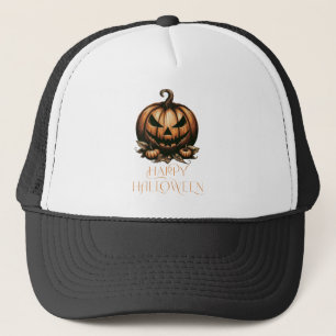 Gorra De Camionero Calabaza vintage feliz Halloween