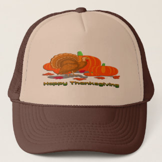Gorra De Camionero Calabazas de Turquía de la acción de gracias