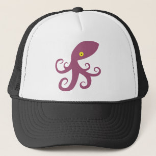 Gorra De Camionero Calamar púrpura
