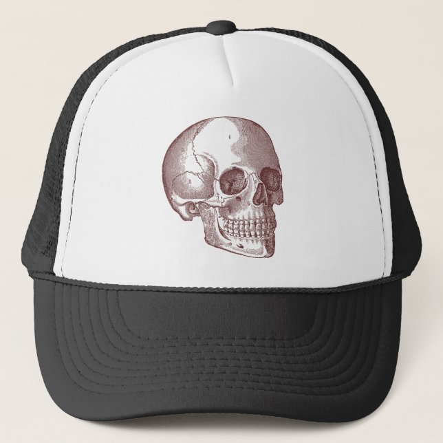 Gorra De Camionero Calavera (Anverso)