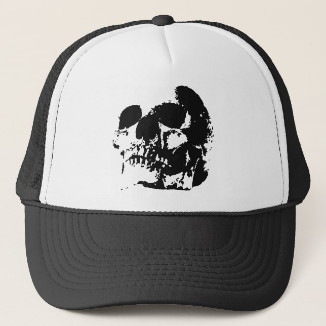 Gorra De Camionero Calavera (Anverso)