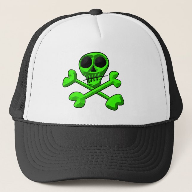 Gorra De Camionero calavera (Anverso)
