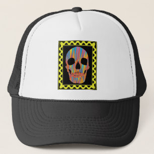 Gorra De Camionero Calavera colorida