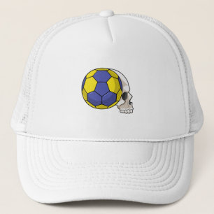 Gorra De Camionero Calavera con deportes de balonmano