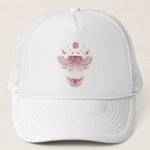 Gorra De Camionero Calavera de azúcar con gafas retro - Día de los Mu