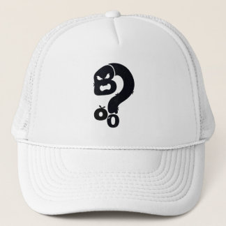 Gorra De Camionero Calavera de Boo con Signo de Interrogación