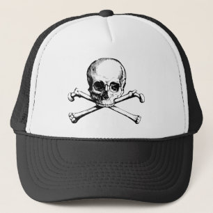Gorra De Camionero Calavera de cosecha y huesos cruzados de Personali