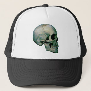 Gorra De Camionero Calavera del perfil