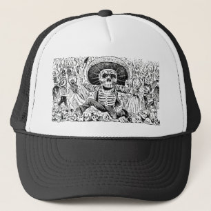 Gorra De Camionero Calavera Oaxaqueña de José Guadalupe Posada 1903