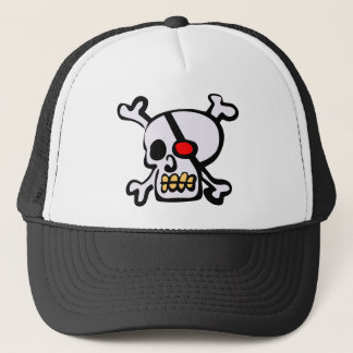 Gorra De Camionero Calavera y Huesos