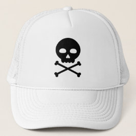 Gorra De Camionero Calavera y huesos