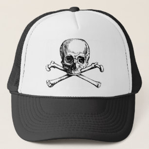 Gorra De Camionero Calavera y huesos