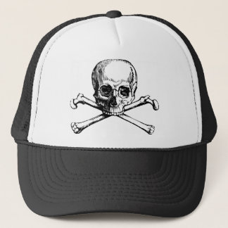 Gorra De Camionero Calavera y huesos
