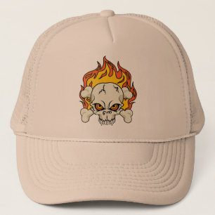 Gorra De Camionero Calavera y huesos cruzados
