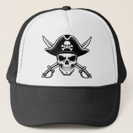 Gorra De Camionero Calavera y sables