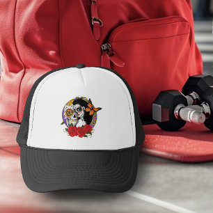 Gorra De Camionero Calaveras de azúcar Art Nouveau