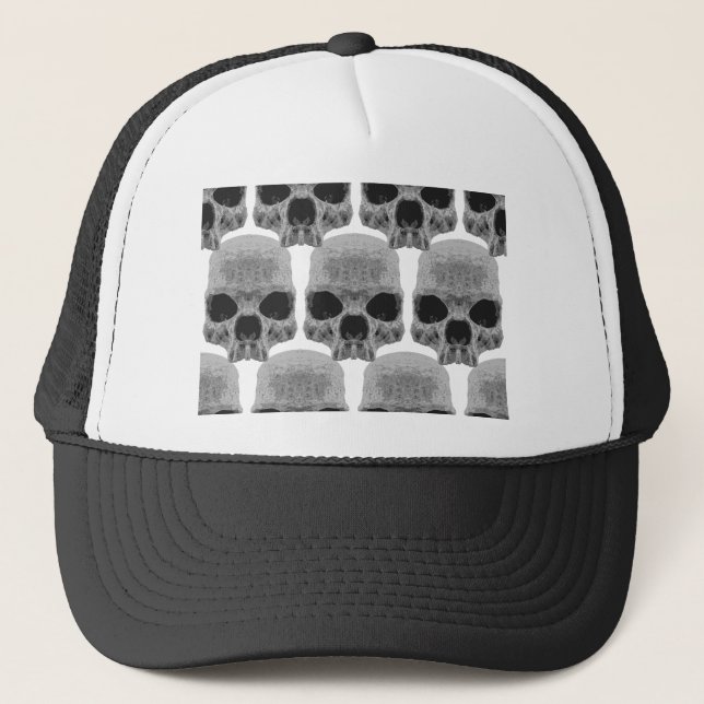 Gorra De Camionero Calaveras de gótico (Anverso)