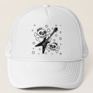 Gorra De Camionero Calaveras Metalizado pesadas