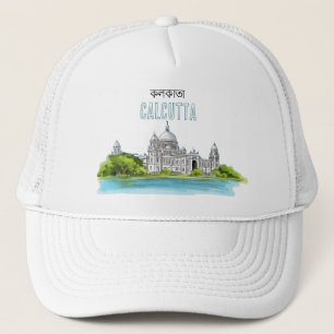Gorra De Camionero Calcuta "Victoria Memorial" Kolkata Bengali