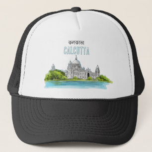 Gorra De Camionero Calcuta "Victoria Memorial" Kolkata Bengali